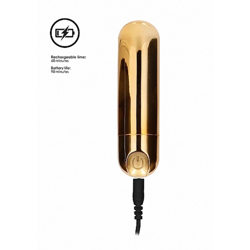 10 Speed Rechargeable Bullet - Gold